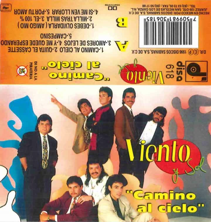 VIENTO Y SOL POR TU AMOR AUDIO CASSETTE