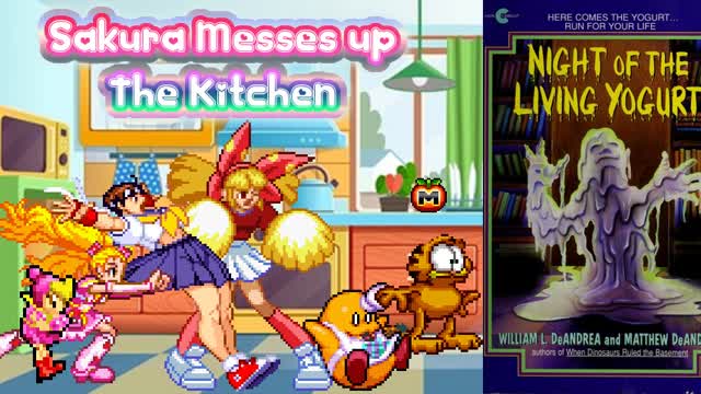 Sakura Messes up the Kitchen - Night of the Living Yogurt