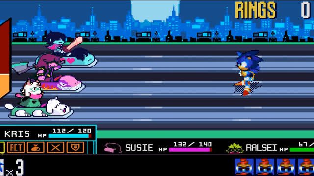 Deltarune - Smart Race + Sonic 3D Blast Panic Puppet Zone Act 1 (Mashup)