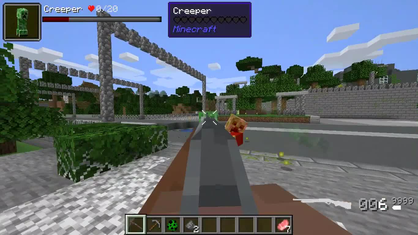 minecraft + call of duty?