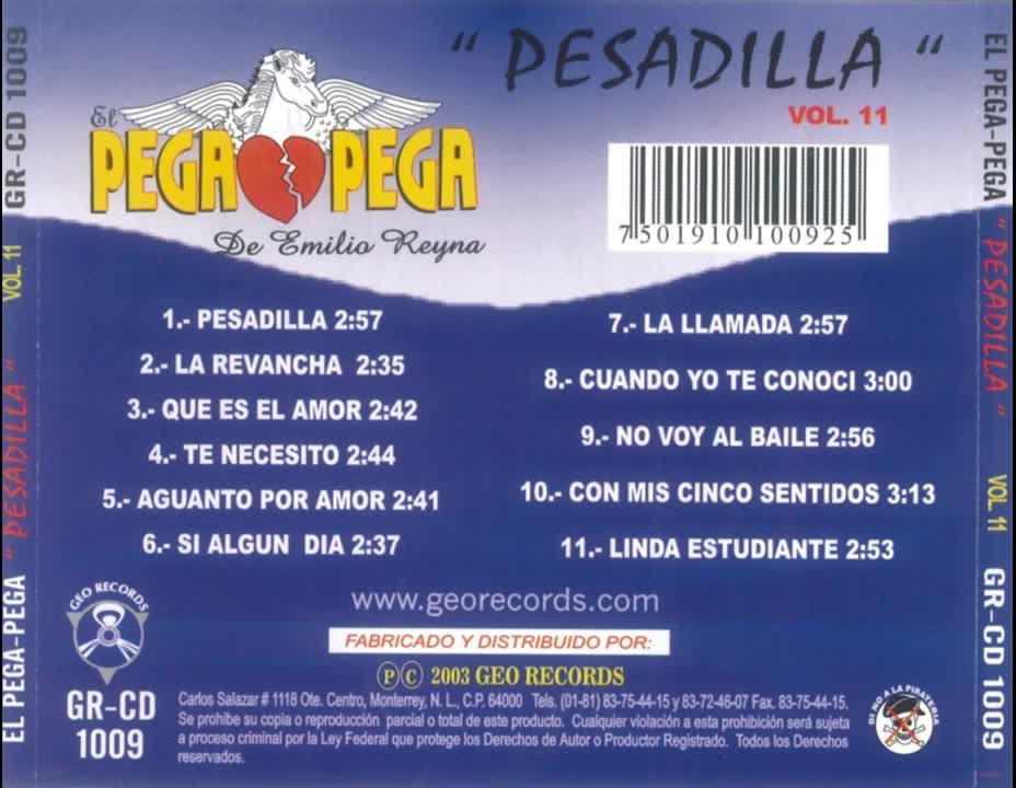 EL PEGA PEGA DE EMILIO REYNA PESADILLA