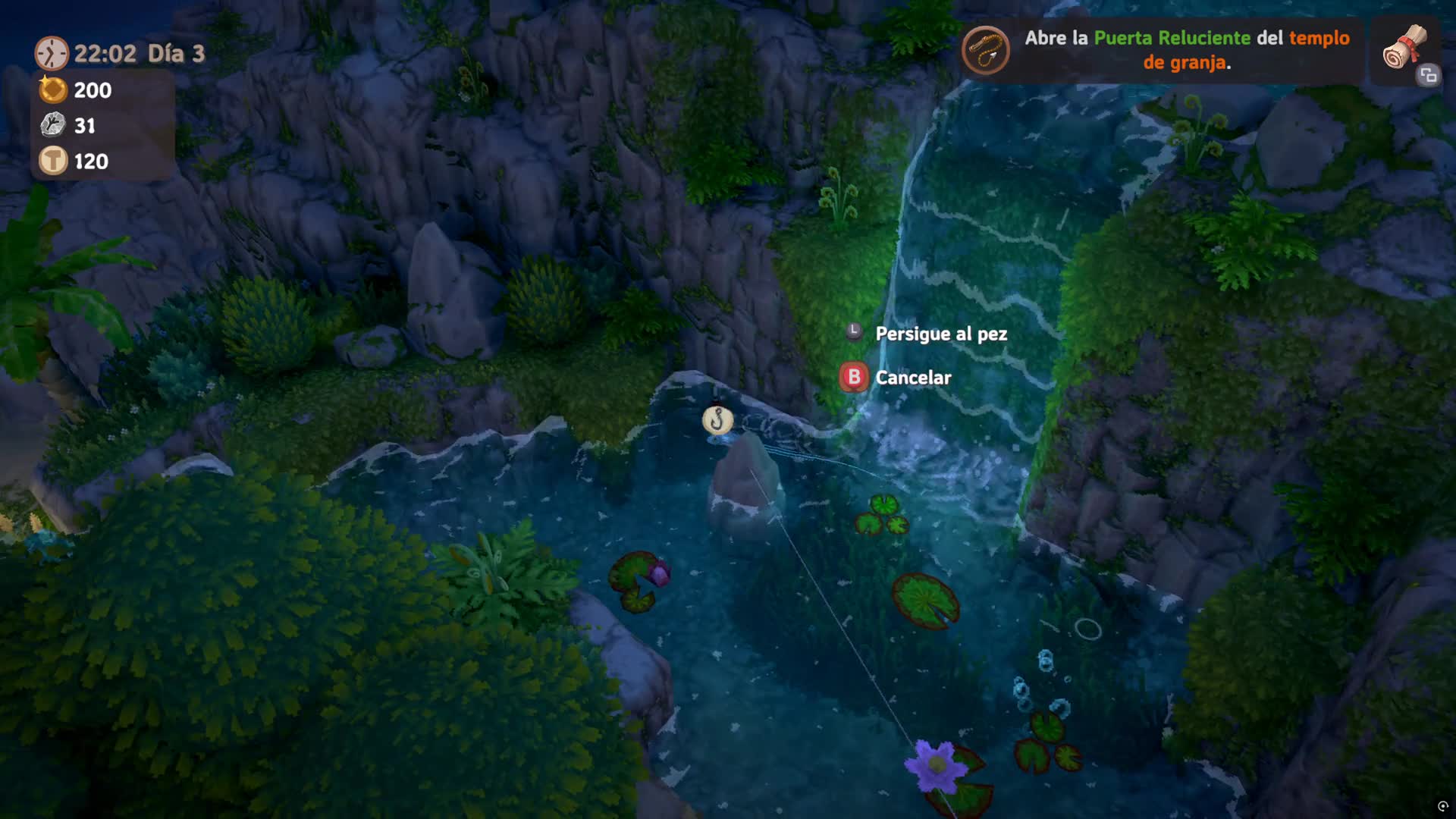 Pescando Detrás de la granjita - Luma Island