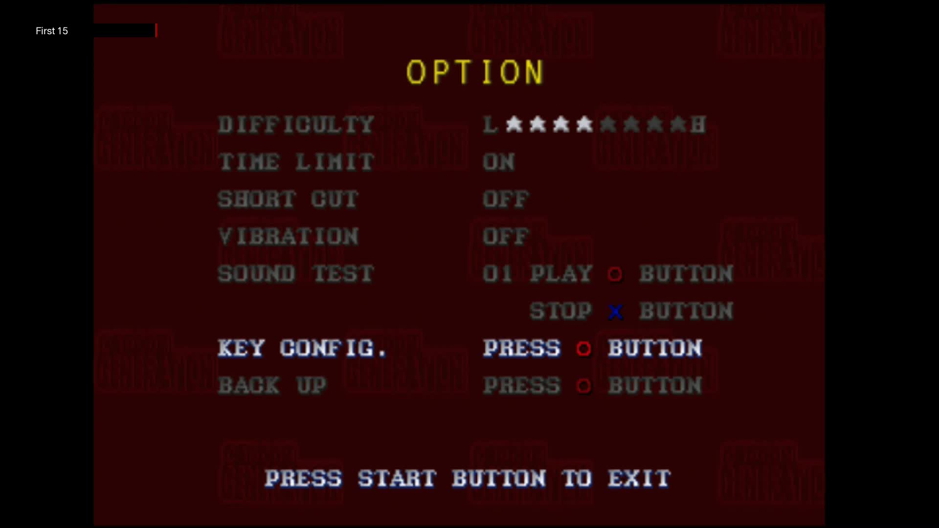 The First 15 Minutes of Capcom Generation 第5集格闘家たし: Street Fighter II (PlayStation)