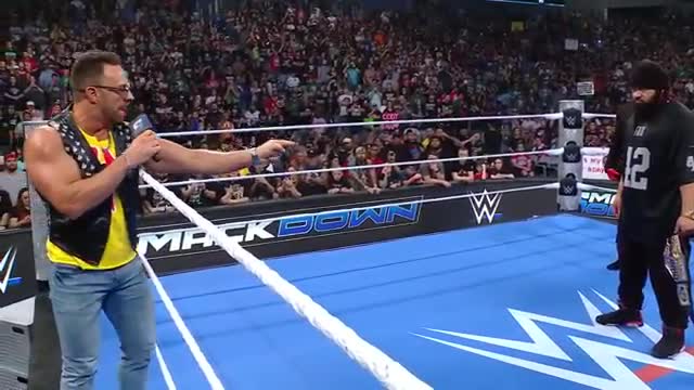 LA Knight and Drew McIntyre interrupt Jacob Fatu SmackDown highlights, April 25, 2025  WWE