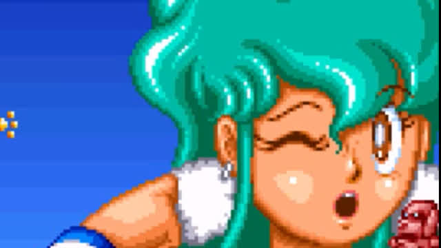 Jikkyou Oshaberi Parodius - Enormous Hikaru and Akane