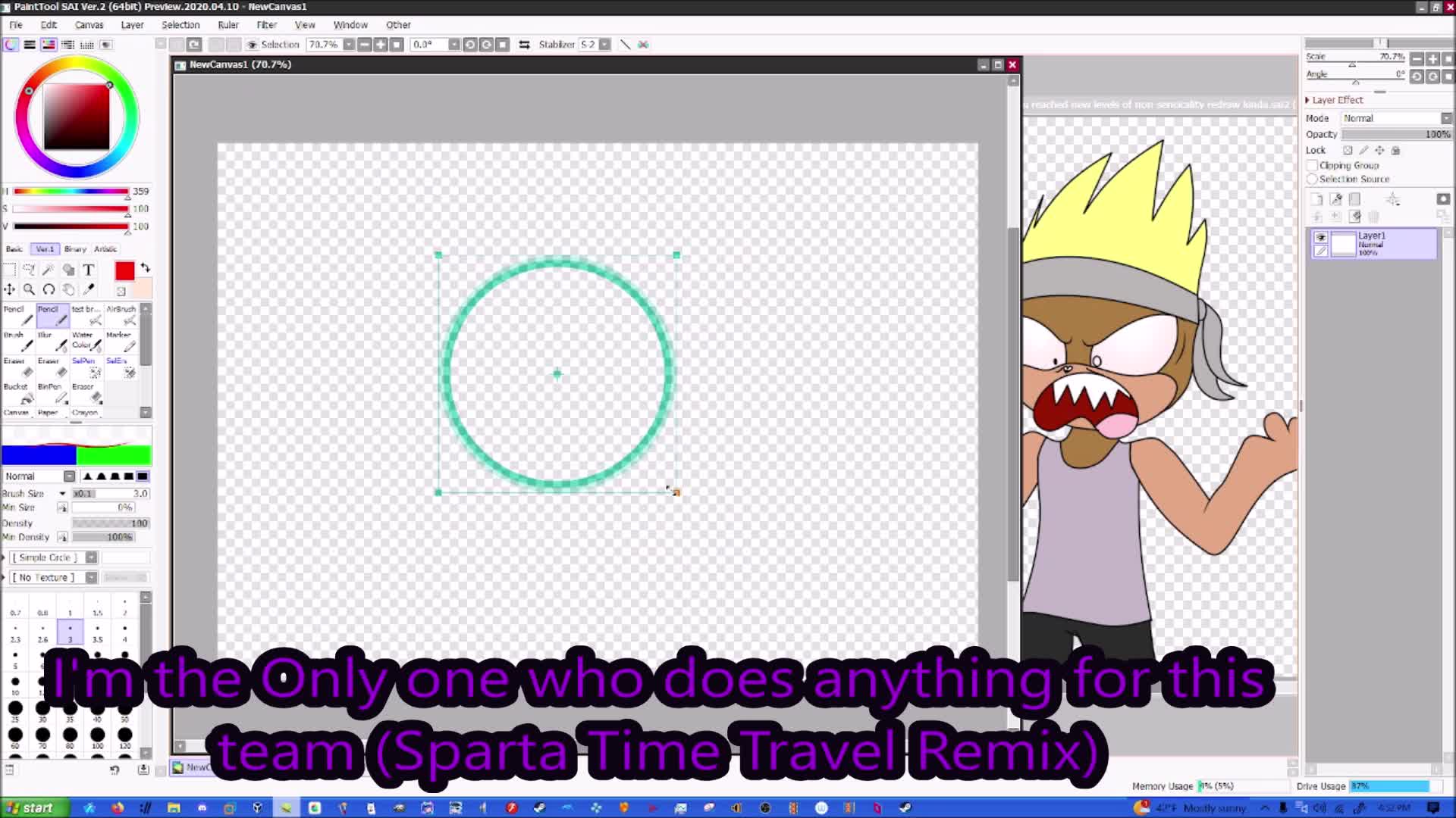 paintbrish is NB speedpaint