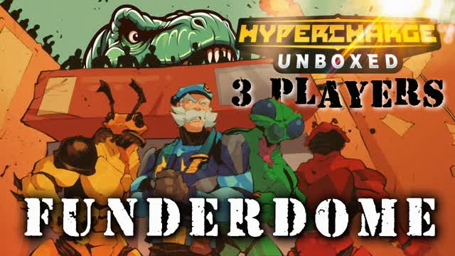 Hypercharge: Unboxed - 3 player COOP - Funderdome - Hyper-core Defense