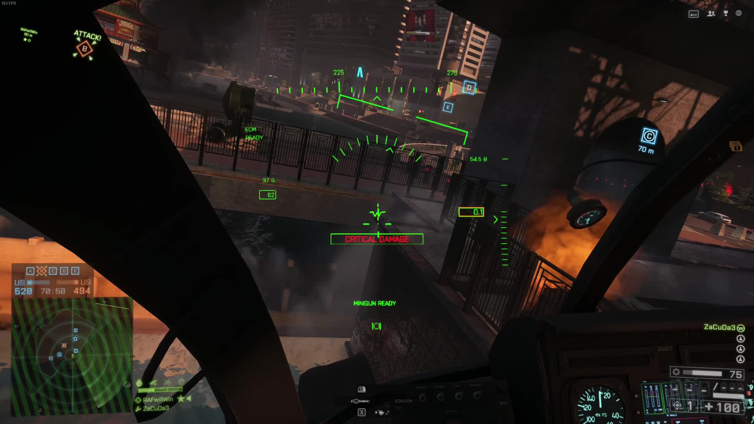 Battlefield 4 - Game minimizes but Roadkill still count