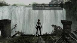 Lara Croft Swan Dives