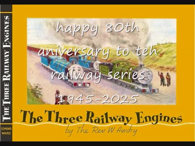 Teh railway seriesz anerversary mesage