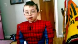 Jayden Being Spiderman