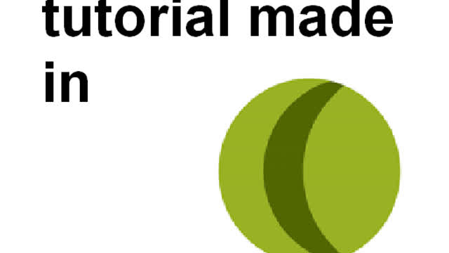 My first tutorial made recorded in Camtasia
