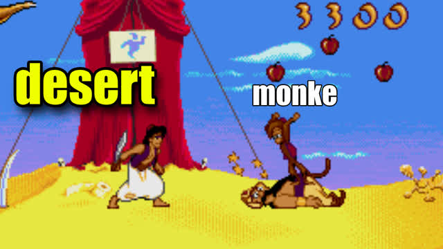 How du i beat desert?? | Aladin