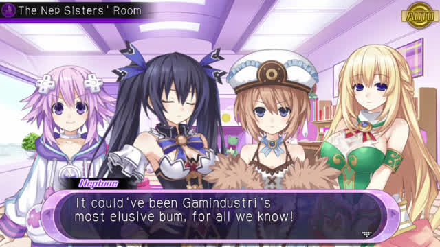 Hyperdimension Neptunia U Action Unleashed - 19. Ch.3 Event Cutscene(s) - The Nep Sister's Room 2