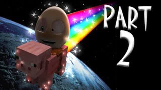 An Egg's Guide to Minecraft - PART 2 - Look at my awesome house! (Minecraft Animation)