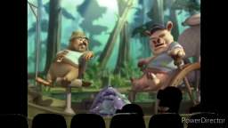 Los Minions ven un raro peliculón de cocodrilos y otros animales