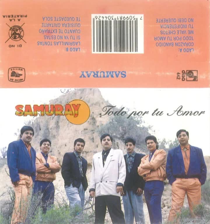 Grupo Samuray Me Vale Cheetos Audio Cassette