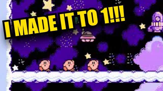 i made it to 1 | Kirby Adventure
