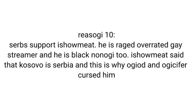Reasons why you should hate serbia