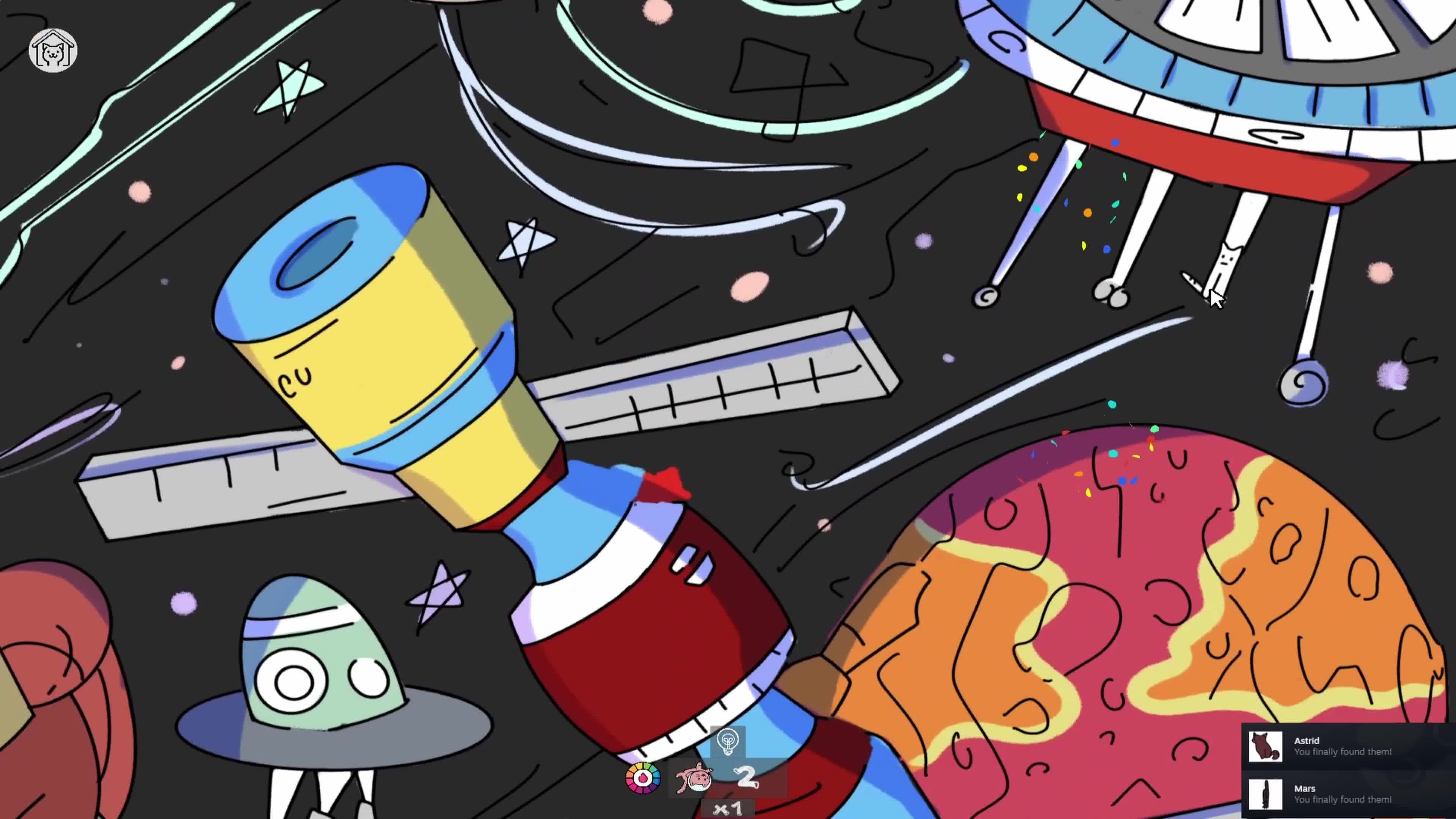 100 Space Cats Gameplay (No Hints)