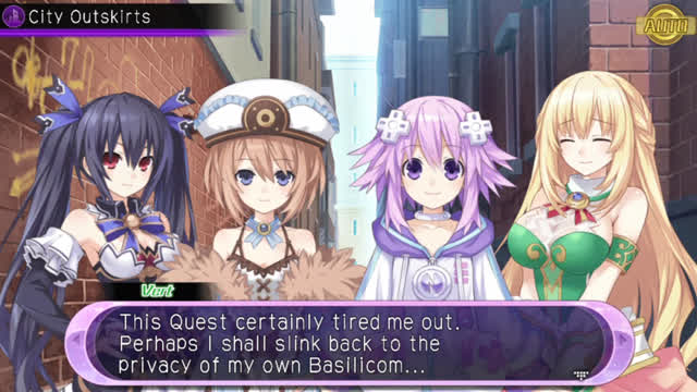 Hyperdimension Neptunia U Action Unleashed - 16. Ch.2 Quest Cutscene, Volcanic Liquid City Outskirts