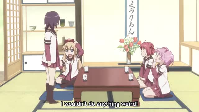 YuruYuri S01E01 Middle School Debut
