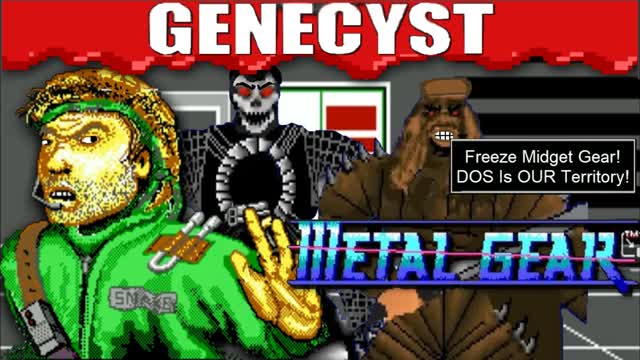 Metal Gear Megadrive/Genesis Port Played on Genecyst MS-DOS Emulator