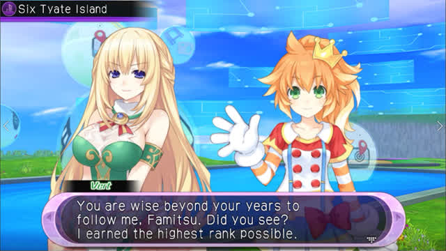 Hyperdimension Neptunia U Action Unleashed - 24. Ch.3 Quest Cutscene - Vert And Famitsu Only