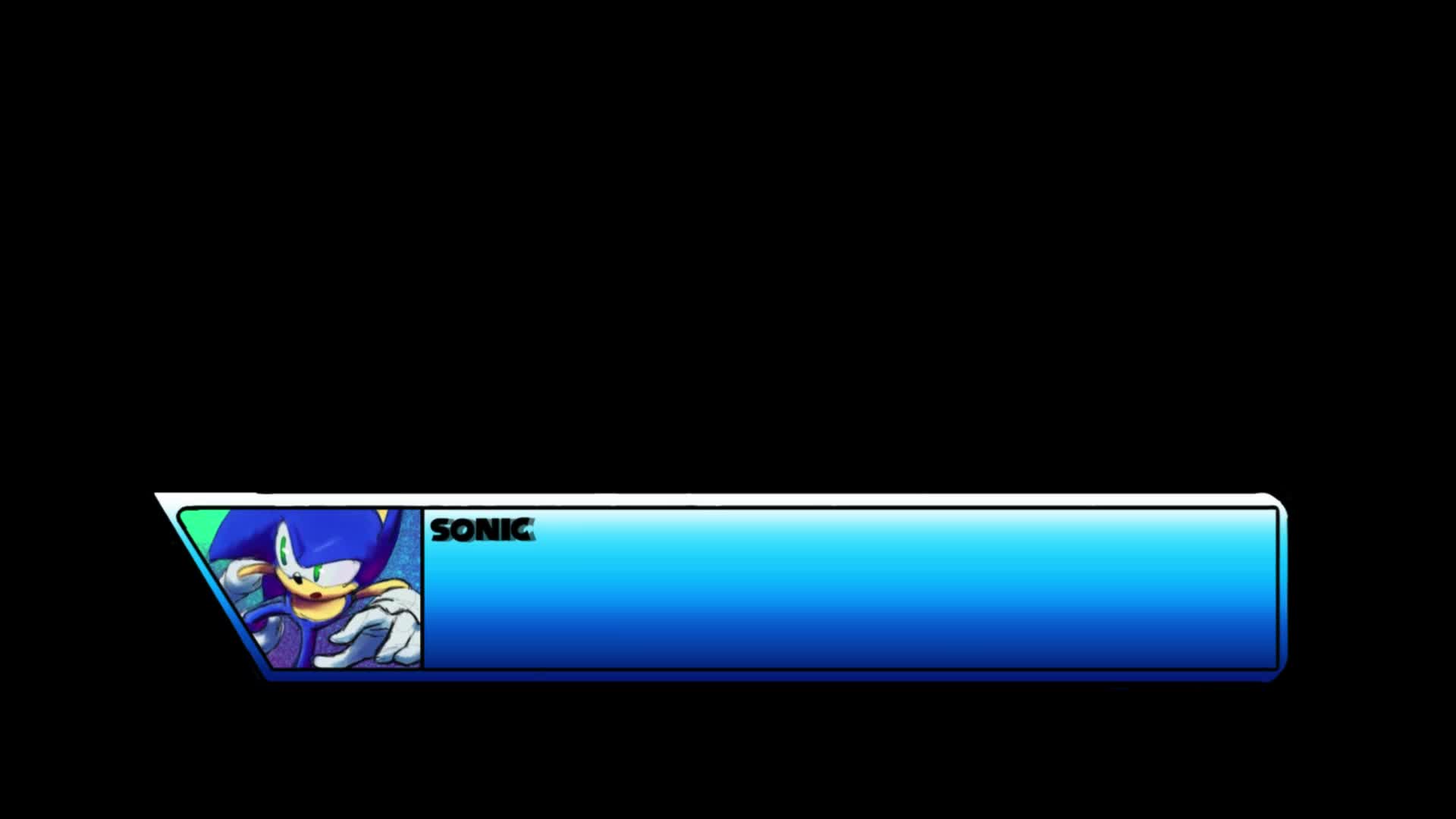 Animating a random Sonic voiceline...
